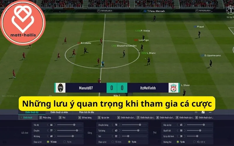 Những lưu ý quan trọng khi tham gia cá cược