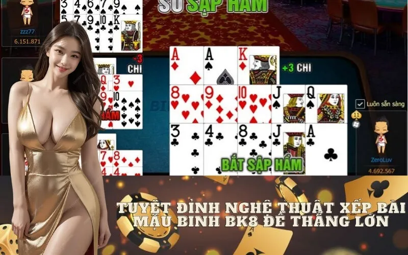 Tuyệt Đỉnh Nghệ Thuật Xếp Bài Mậu Binh BK8 Để Thắng Lớn