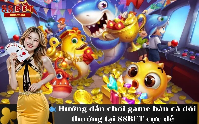 Hướng dẫn chơi game bắn cá đổi thưởng tại 88BET cực dễ