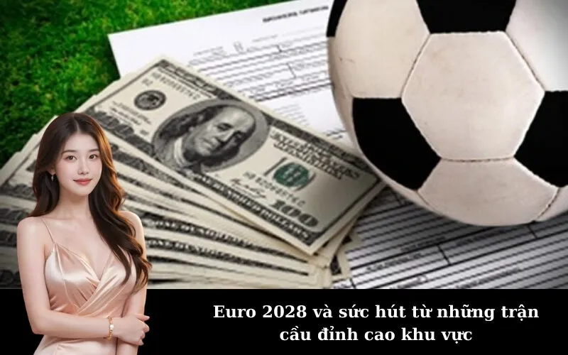 Euro 2028 và sức hút từ những trận cầu đỉnh cao khu vực